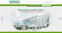 Desktop Screenshot of hiwin.com