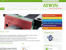 Tablet Screenshot of hiwin.pl
