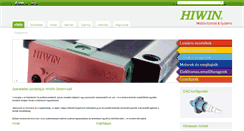 Desktop Screenshot of hiwin.hu