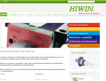 Tablet Screenshot of hiwin.hu