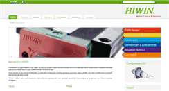 Desktop Screenshot of hiwin.it