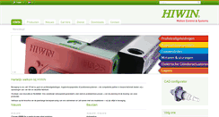 Desktop Screenshot of hiwin.nl