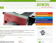 Tablet Screenshot of hiwin.nl